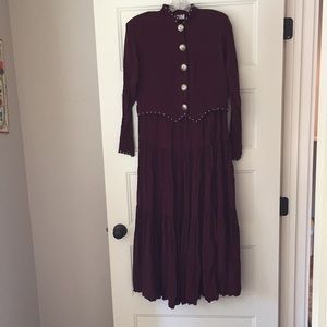Vintage Western Skirt and Blouse M